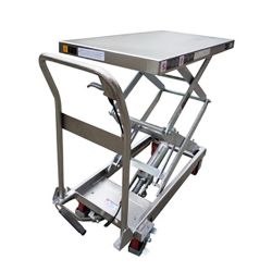 TFD77S Portable Stainless Steel Double Scissor Lift Table