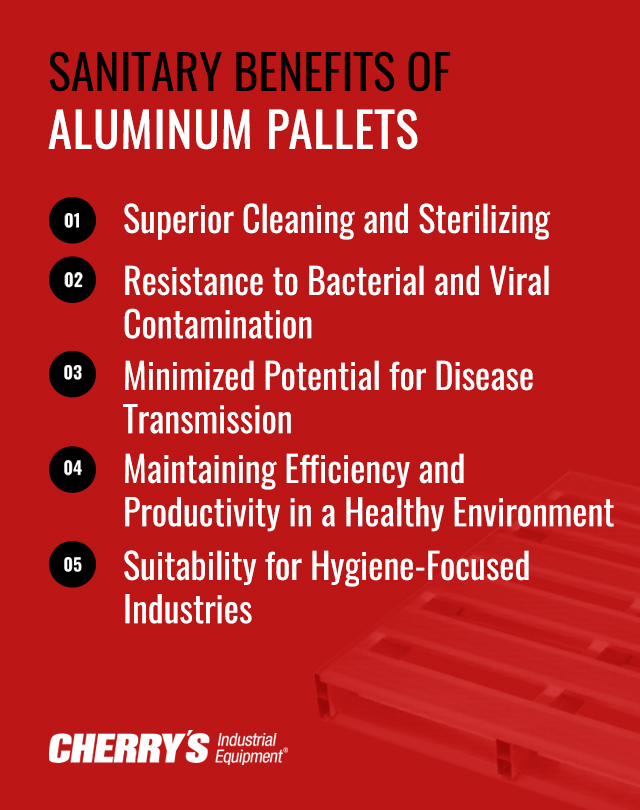sanitary benefits of aluminum pallets